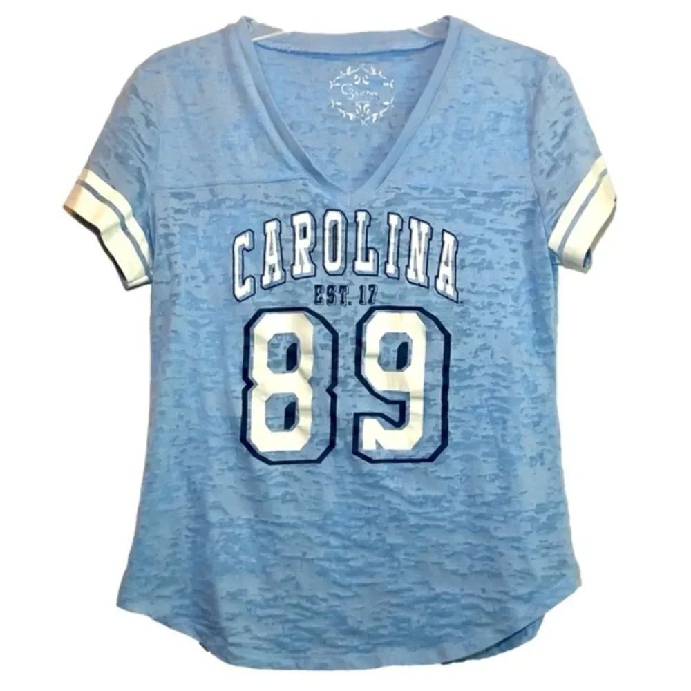 UNC Tarheels Short Sleeve Tee in Carolina Blue/White Women’s XL